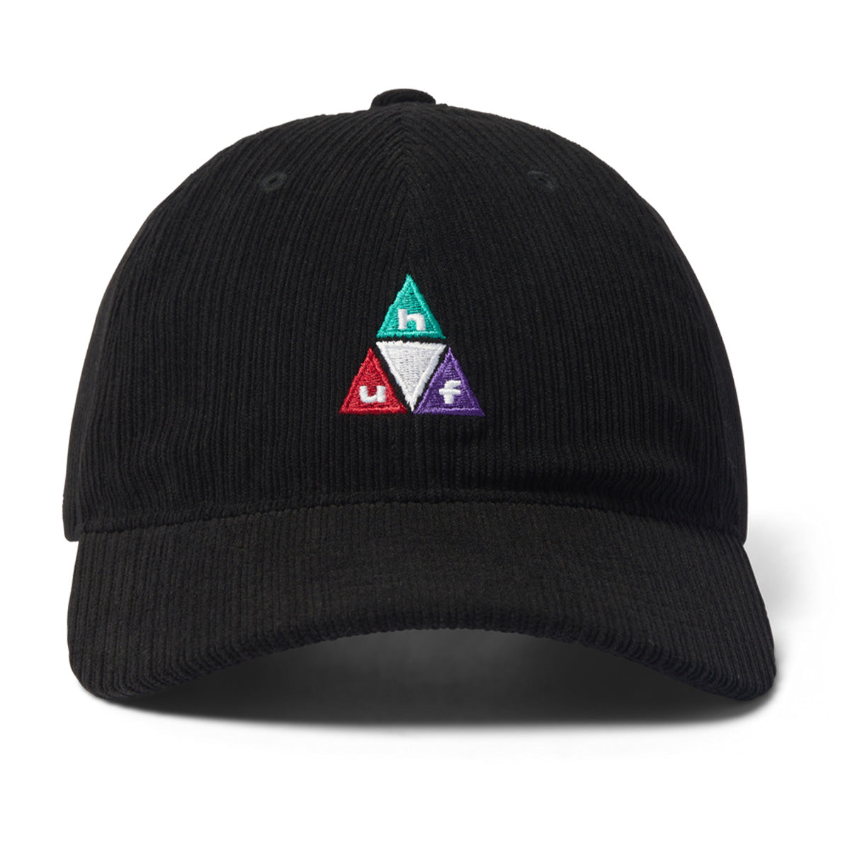 HUF Prism TT Cord 6 Panel Hat Black