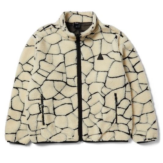 HUF Quake High Pile Fleece Jacket Natural