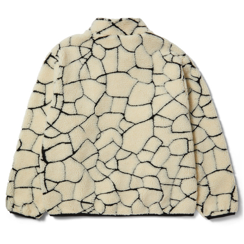 HUF Quake High Pile Fleece Jacket Natural