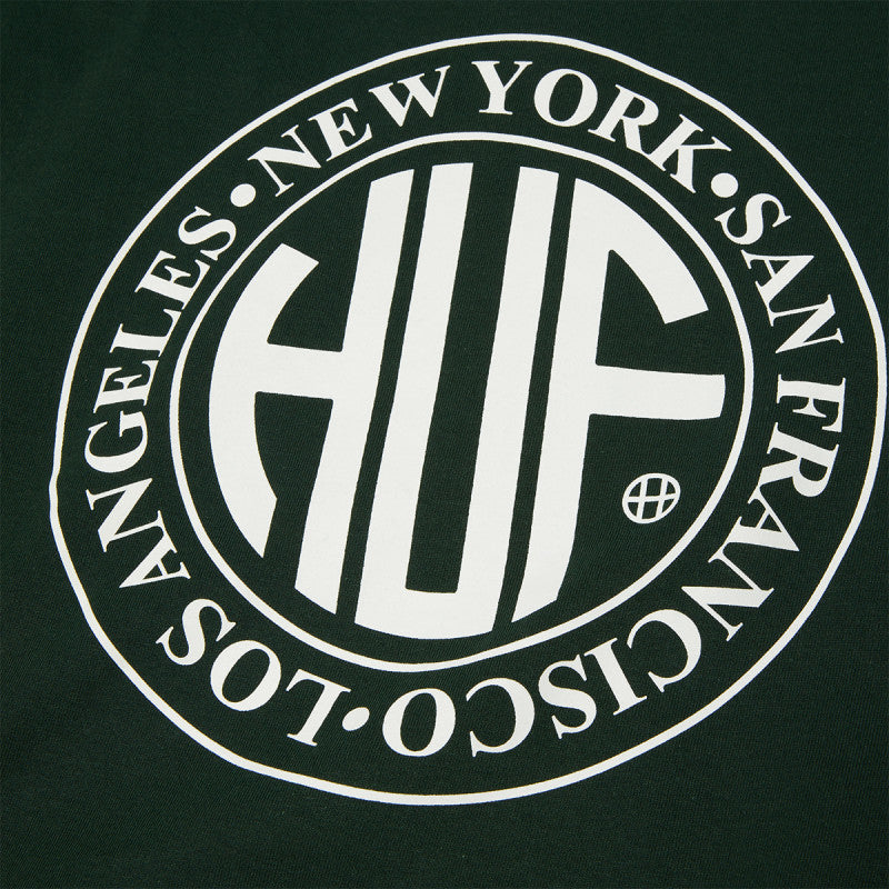 HUF Regional T-Shirt Forest Green/White