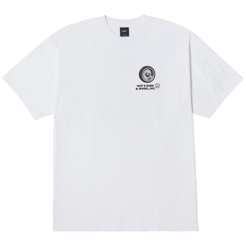 HUF Rim & Wheel Inc T-Shirt White