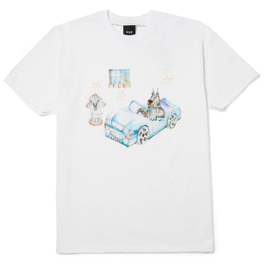 HUF Road Dawg T-Shirt White