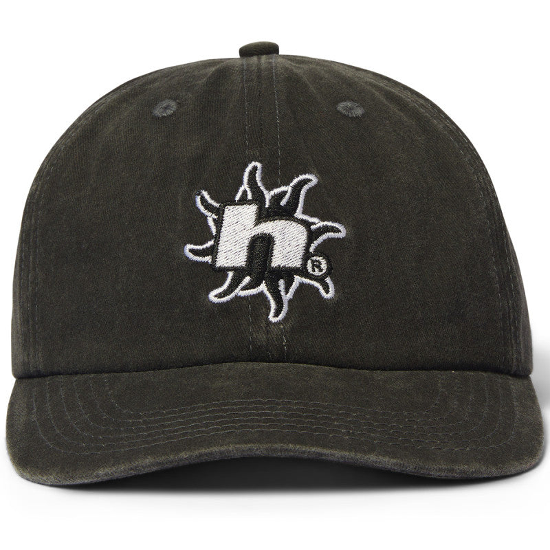HUF Sol Denim 6 Panel CV Washed Cap Washed Black