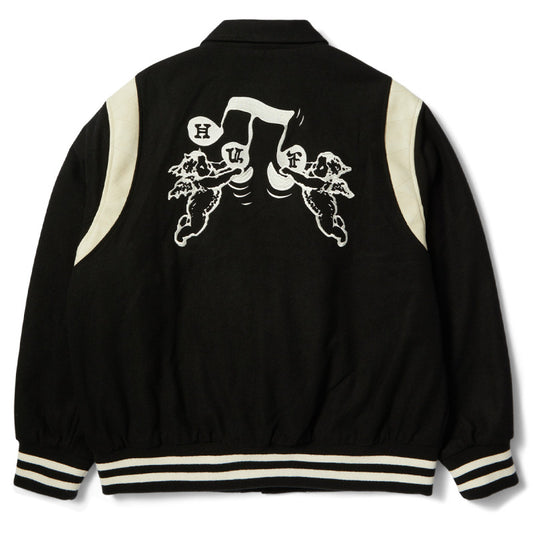 HUF Song Varsity Jacket Black