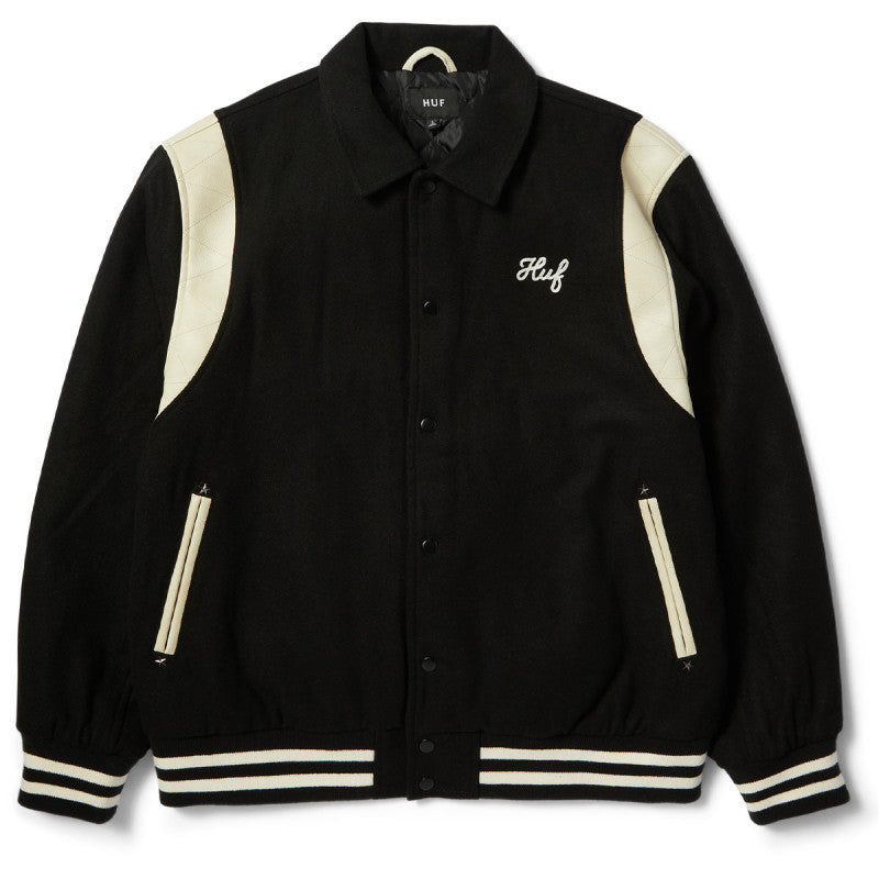 HUF Song Varsity Jacket Black