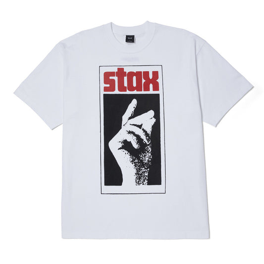 HUF Stax Snap T-Shirt White