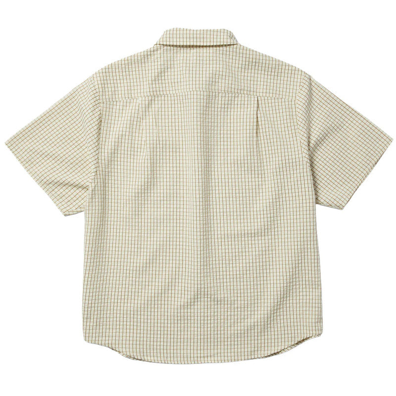 HUF Stuck On You Plaid Shirt Natural