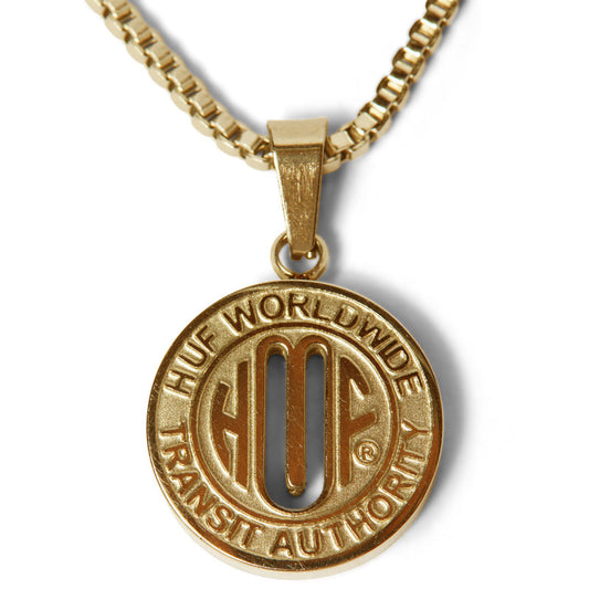 HUF Token Pendant Gold