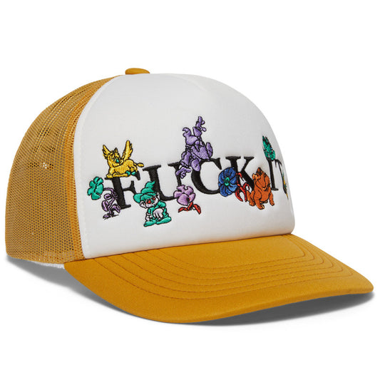 HUF Trip Trucker Hat Tarragon