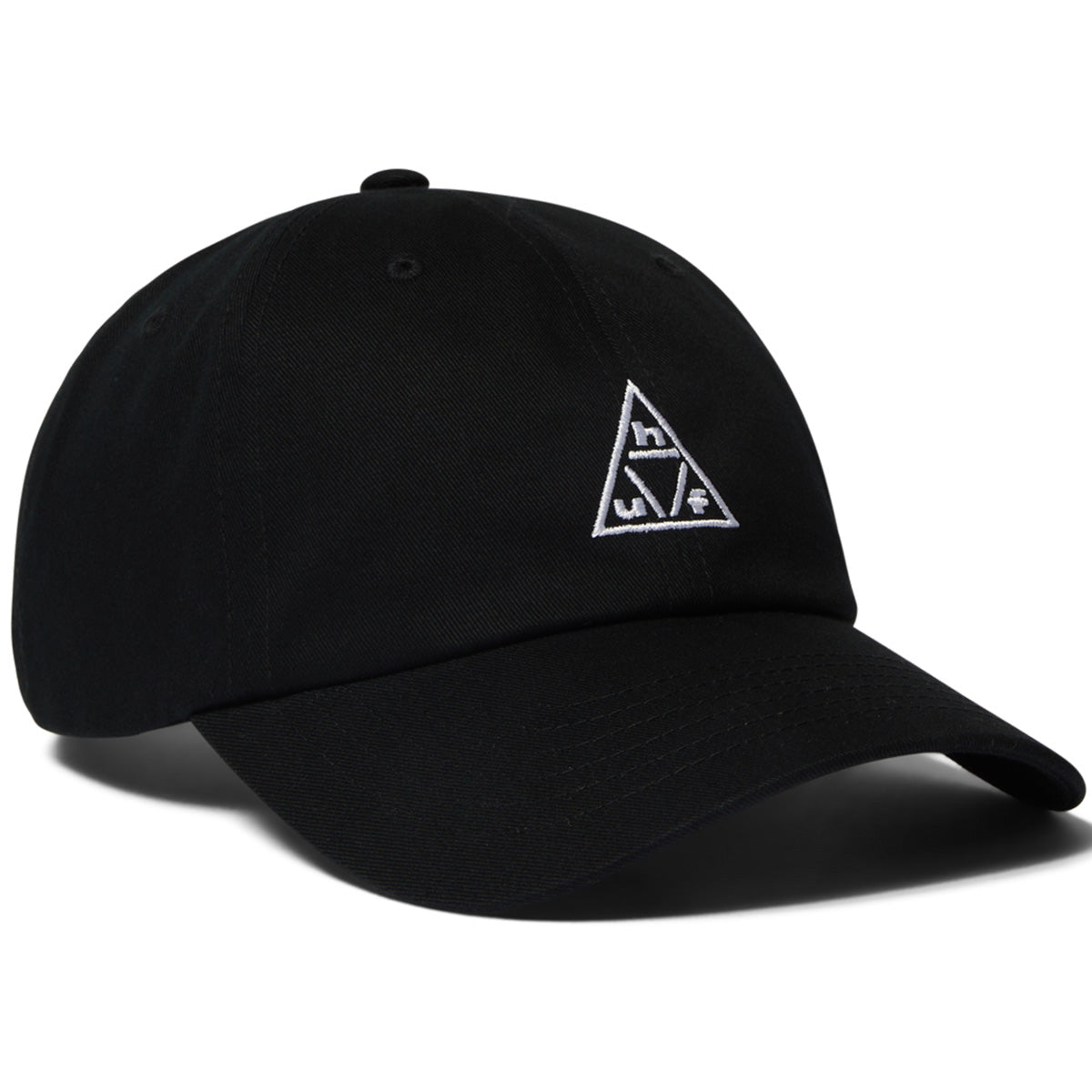 HUF Triple Triangle 6 Panel CV Hat Black/White
