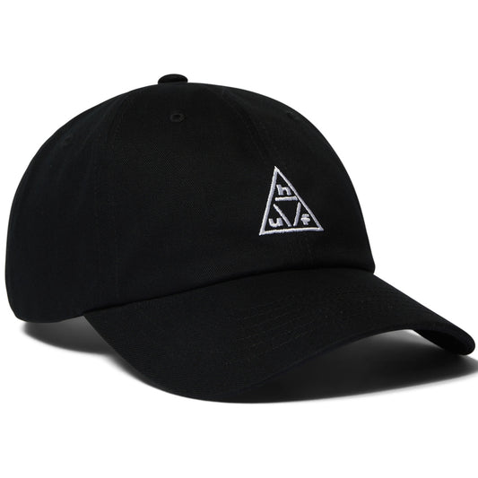 HUF Triple Triangle 6 Panel CV Hat Black/White