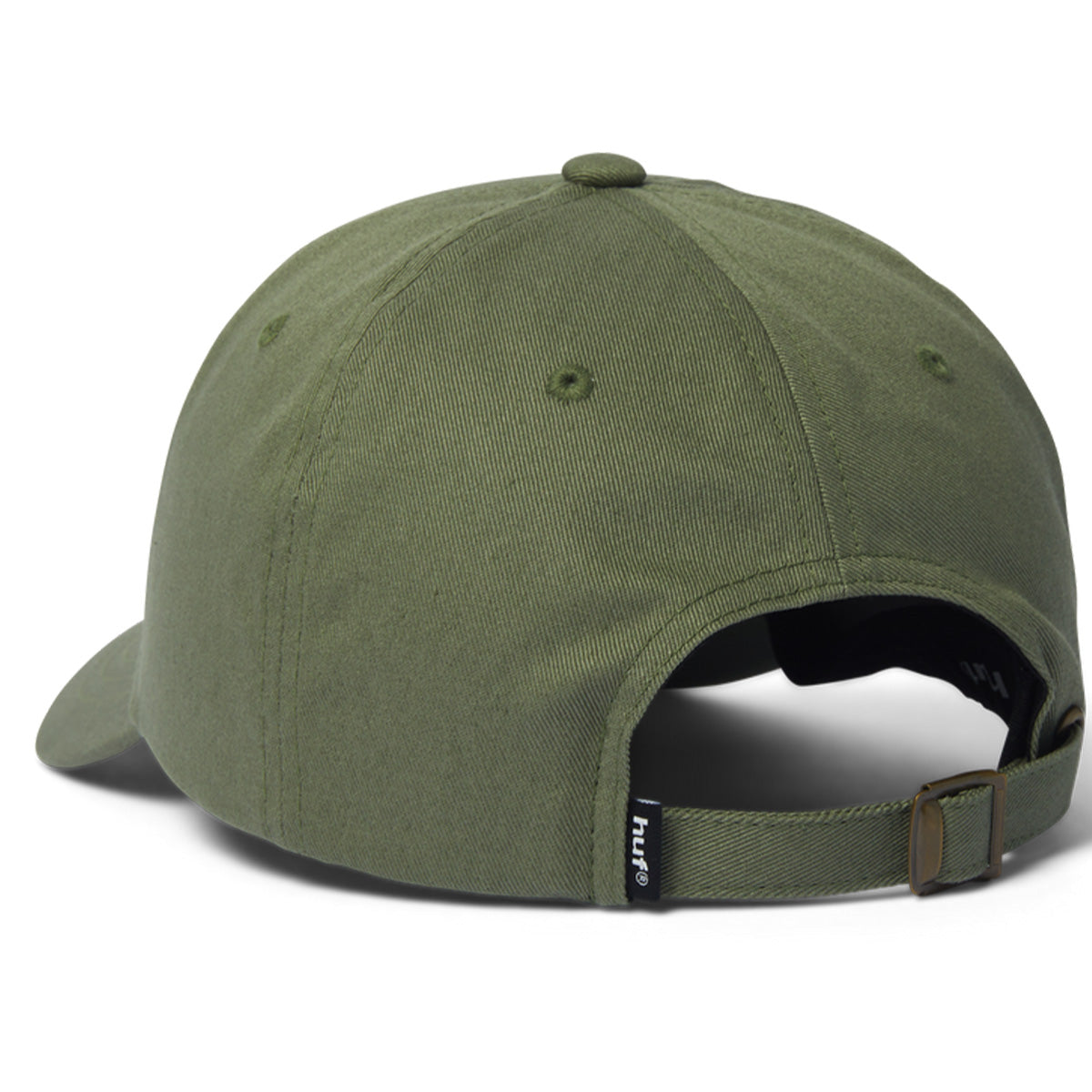 HUF Triple Triangle 6 Panel Hat Olive/White
