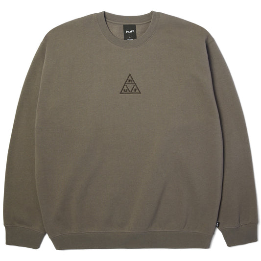 HUF Triple Triangle Embroidered Sweater Dark Earth/Brown