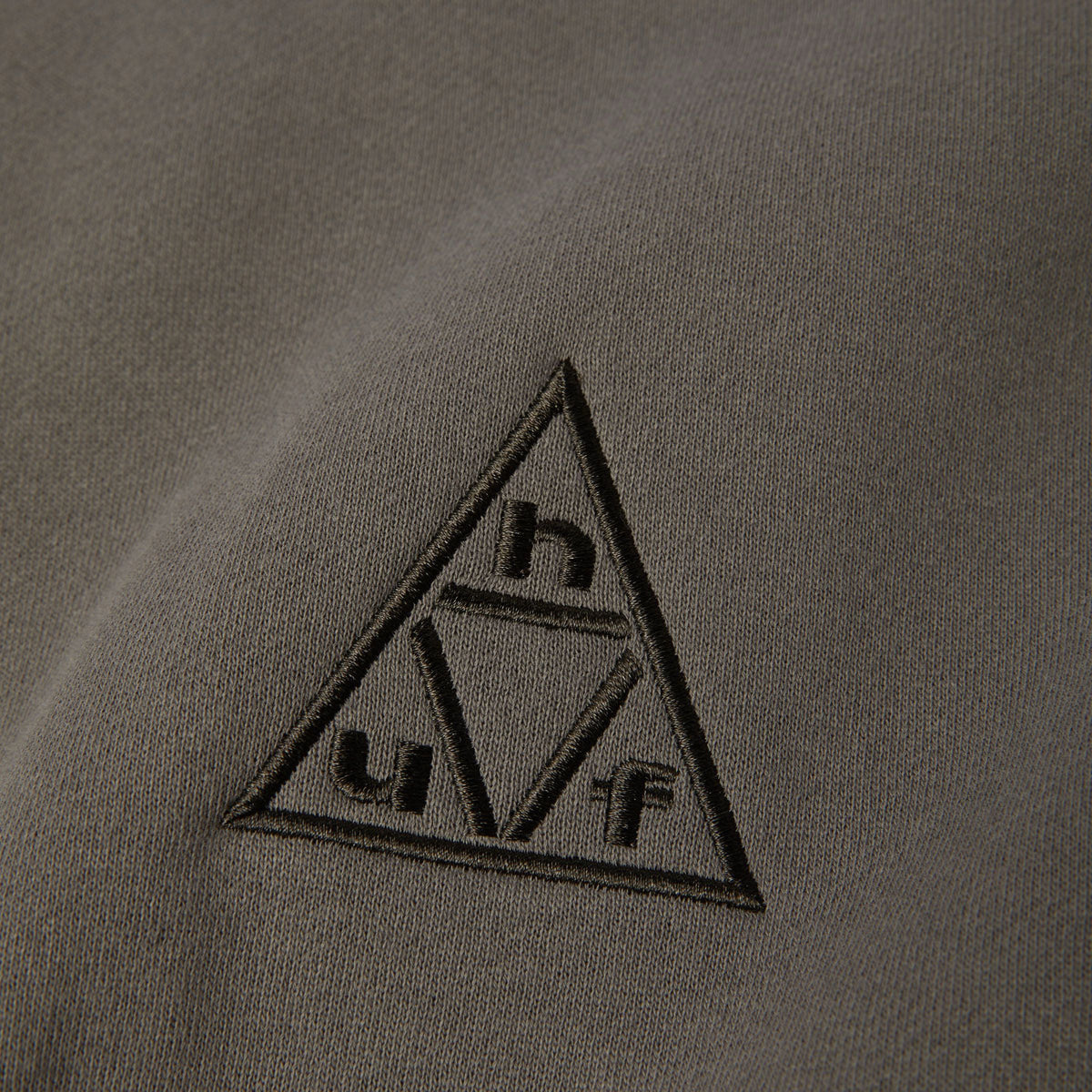 HUF Triple Triangle Embroidered Sweater Dark Earth/Brown