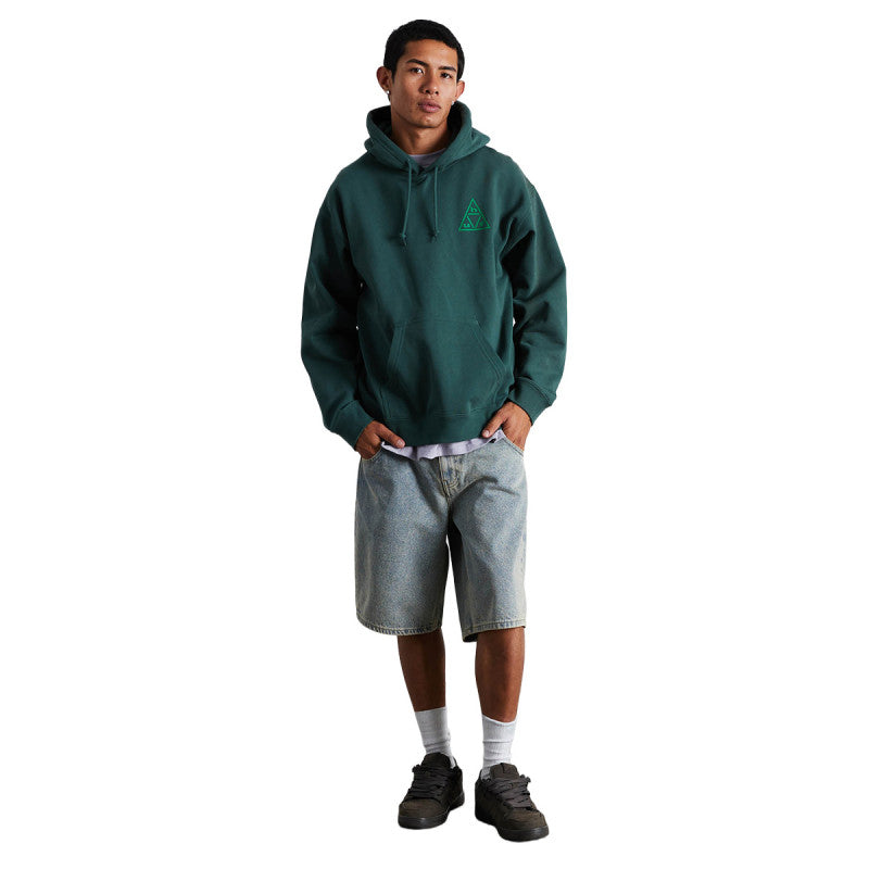 HUF Triple Triangle Hooded Sweater Forest Green/Green