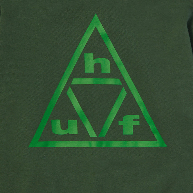 HUF Triple Triangle Hooded Sweater Forest Green/Green