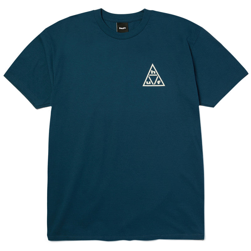 HUF Triple Triangle T-Shirt Harbor Blue/White