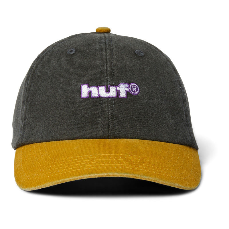 HUF Two Tone 89 Washed 6 Panel Cap Black