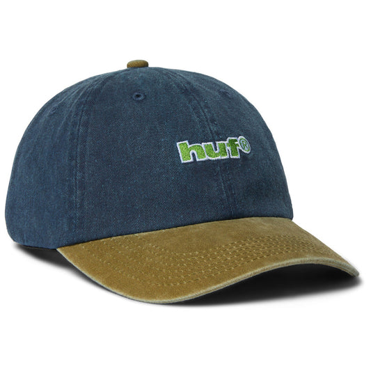 HUF Two Tone 89 Washed 6 Panel Cap Navy