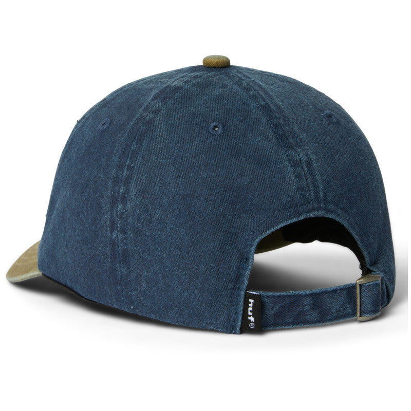 HUF Two Tone 89 Washed 6 Panel Cap Navy