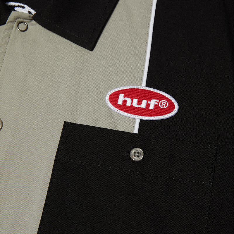 HUF Urethane Work Shirt Black