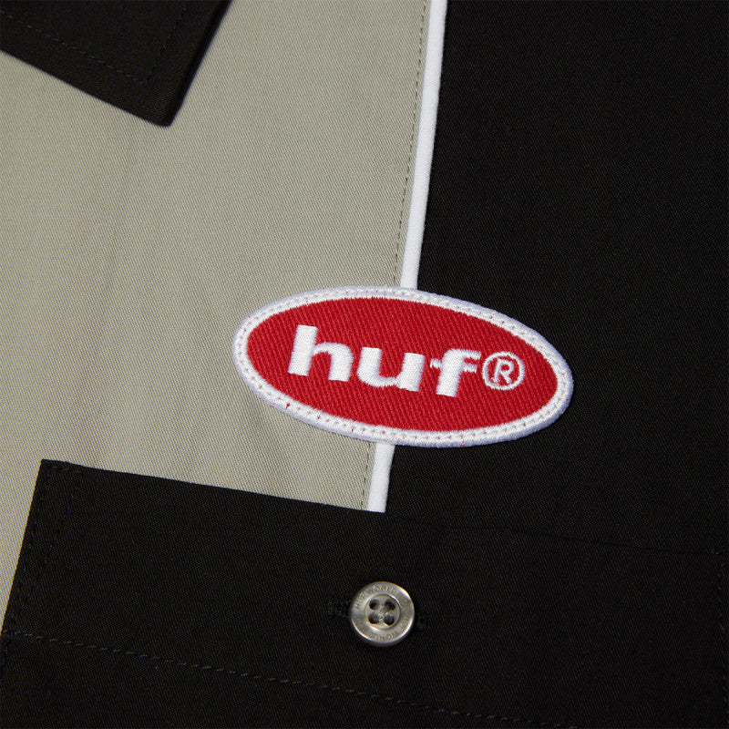 HUF Urethane Work Shirt Black