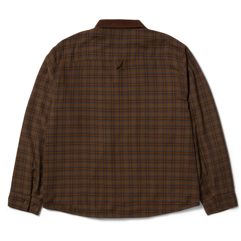 HUF Weston Fleece Lined Shacket Espresso