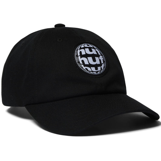 HUF Wide Angle 6 Panel CV Cap Black