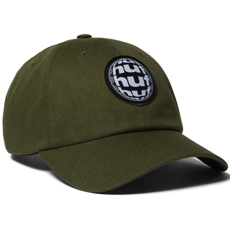 HUF Wide Angle 6 Panel CV Cap Olive