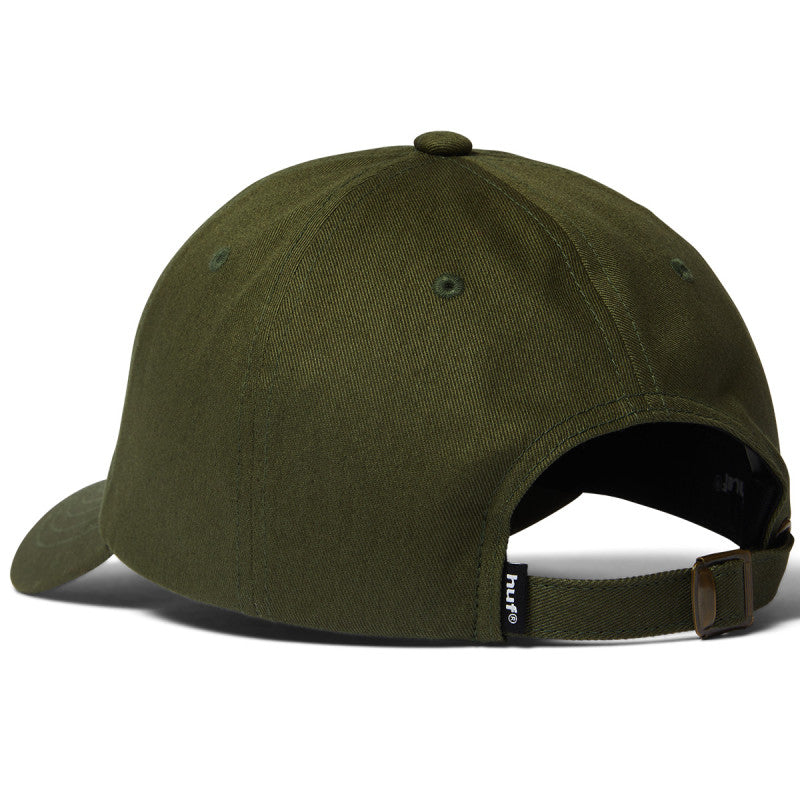 HUF Wide Angle 6 Panel CV Cap Olive