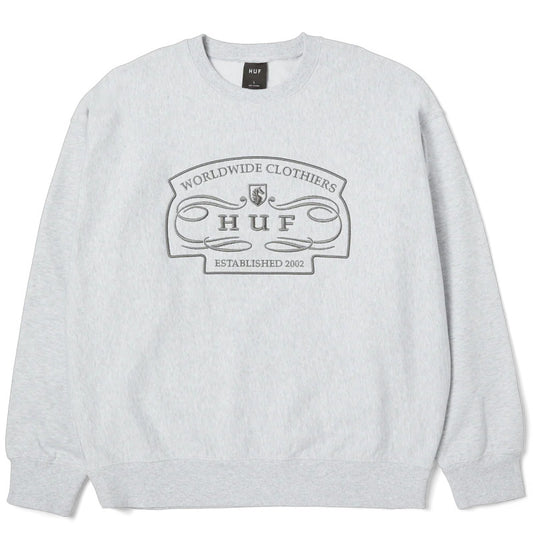 HUF Worldwide Clothiers Sweater Heather Grey