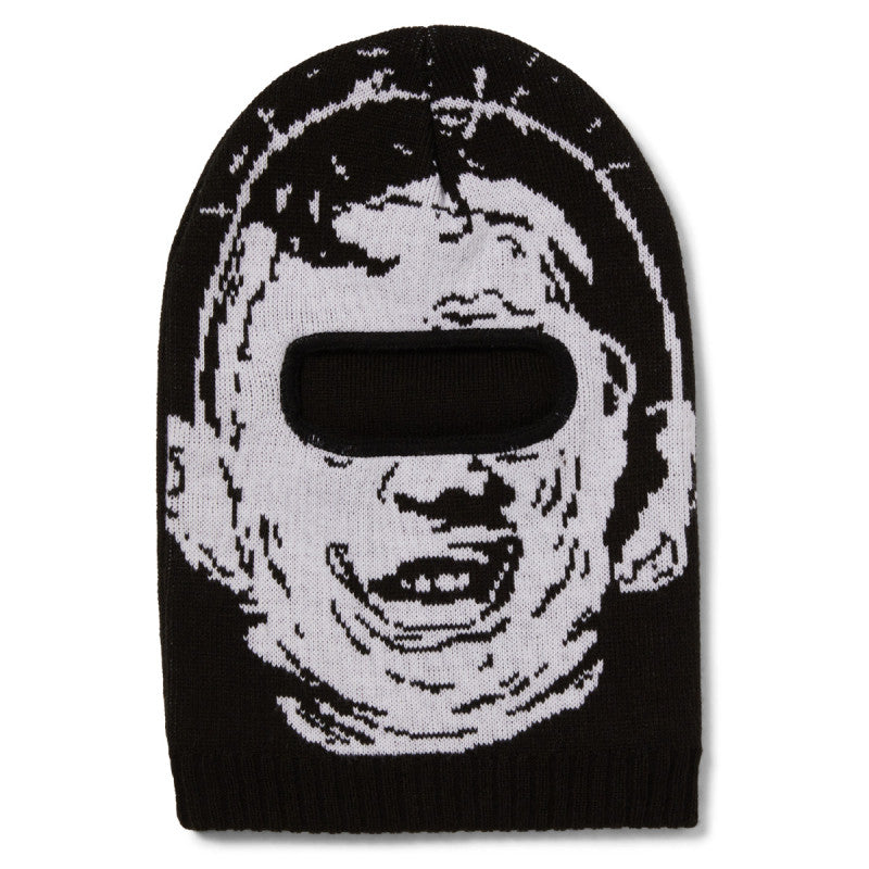 HUF x Chainsaw Leatherface Balaclava Black