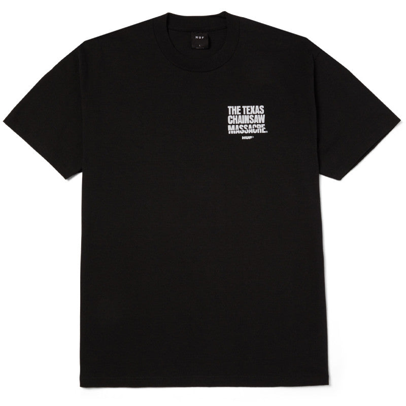 HUF x Chainsaw Triple Triangle T-Shirt Black