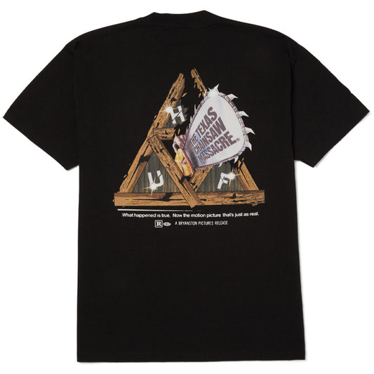 HUF x Chainsaw Triple Triangle T-Shirt Black