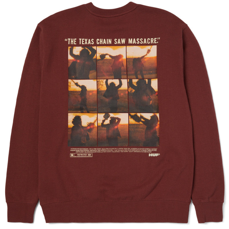 HUF x Chainsaw Unparalleled Terror Sweater Chocolate