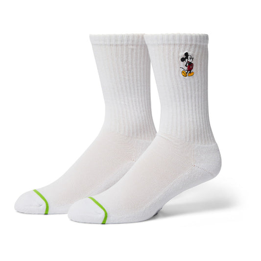 HUF x Mickey Classic Mickey Crew Sock White