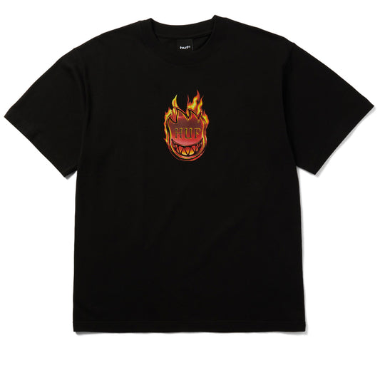 HUF x Spitfire Flame Galaxies T-Shirt Black