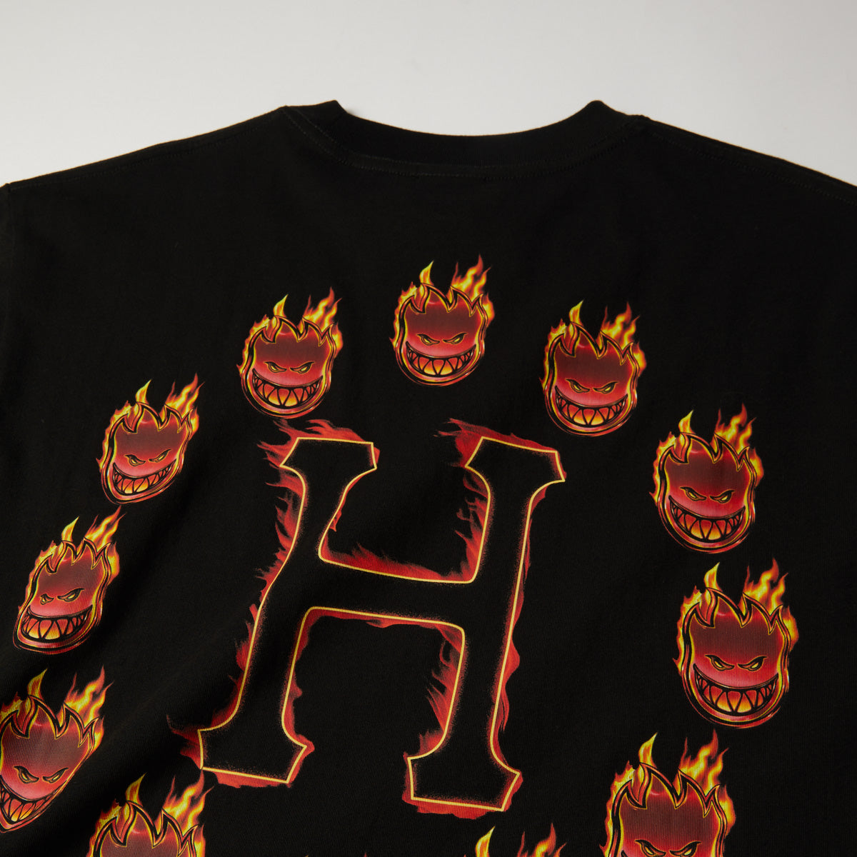 HUF x Spitfire Flame Galaxies T-Shirt Black