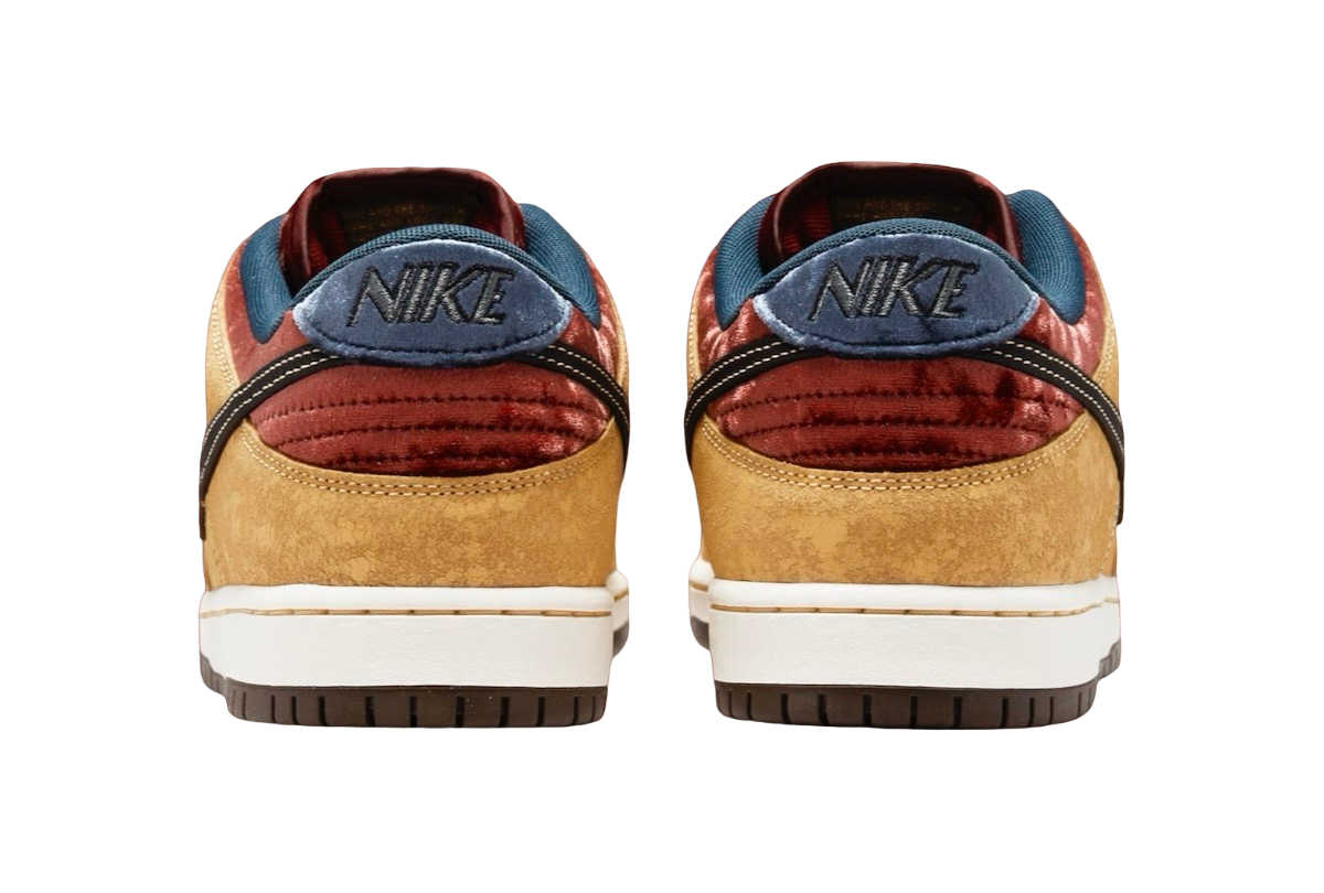 Nike SB Dunk Low Pro Celestial Gold/Black-Dark Team Red