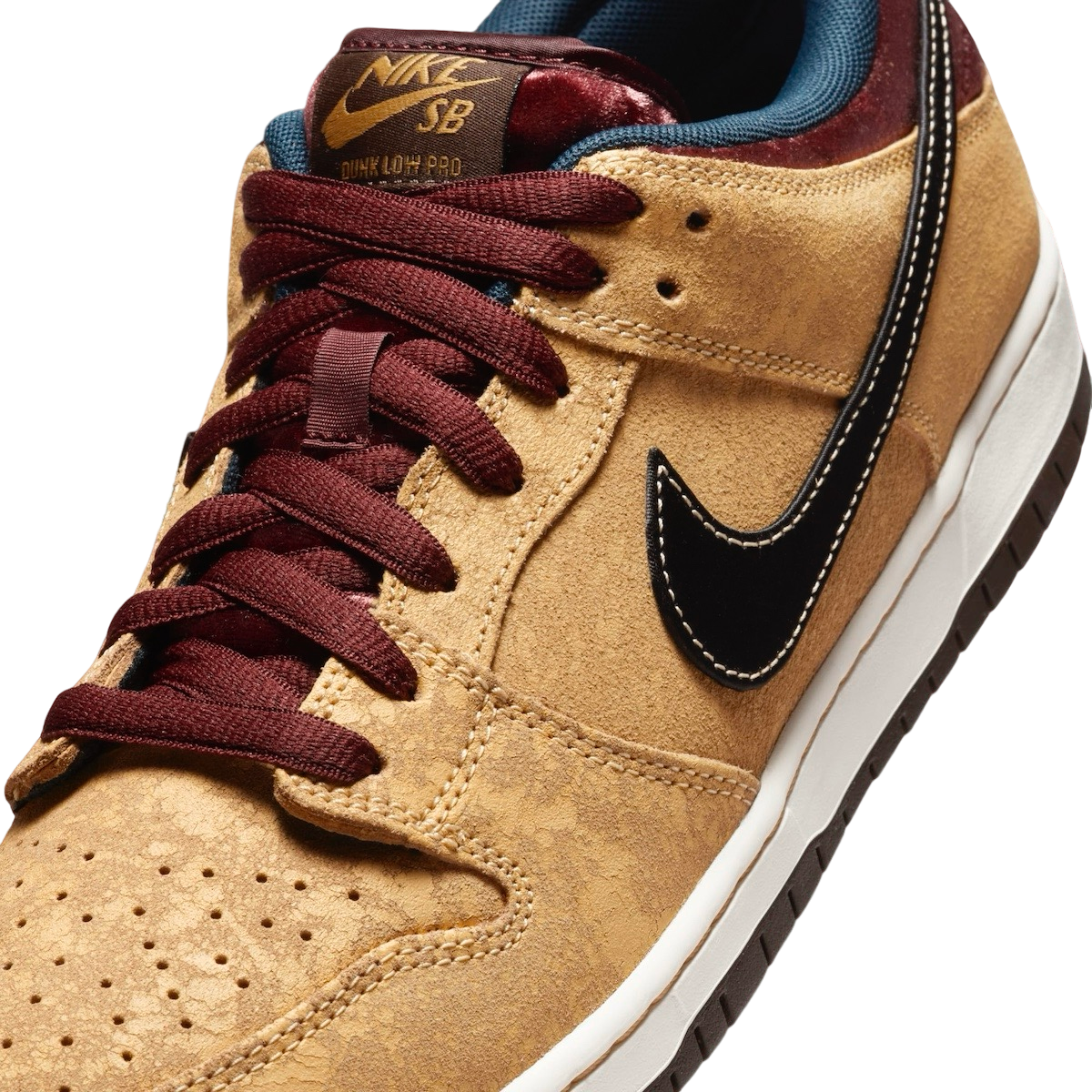 Nike SB Dunk Low Pro Celestial Gold/Black-Dark Team Red