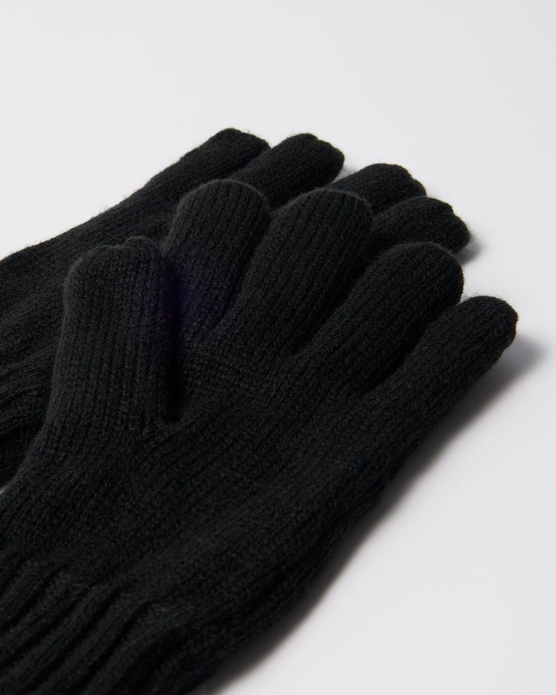 By Parra Maybe Knitted Gloves Black