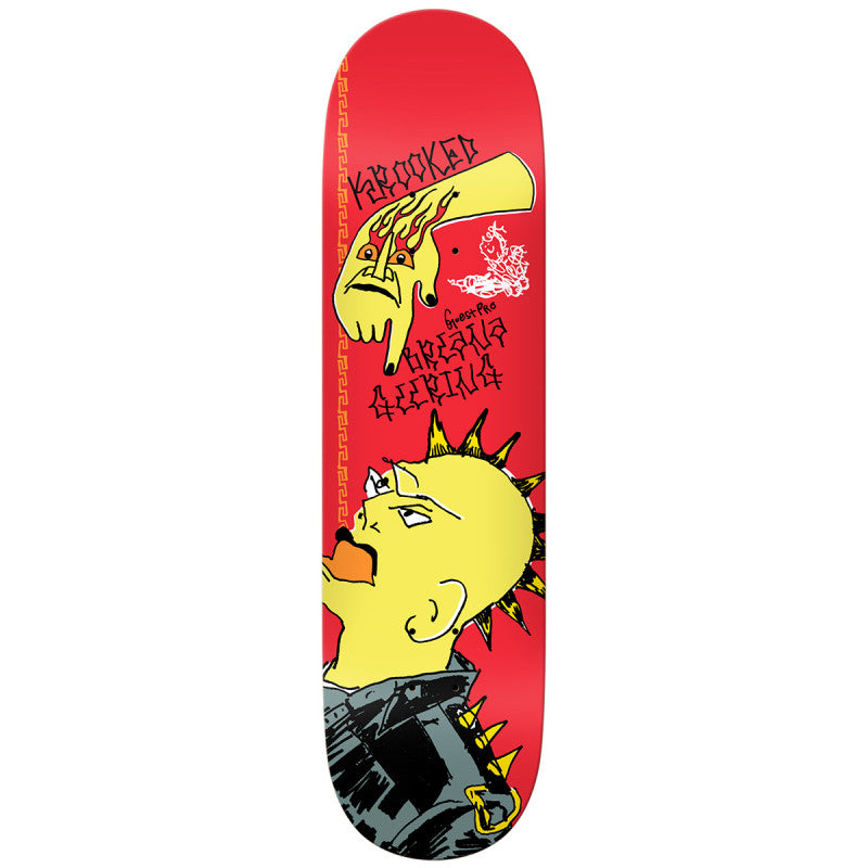 Krooked Geering Guest Pro Punx Mni Series Skateboard Deck 8.5