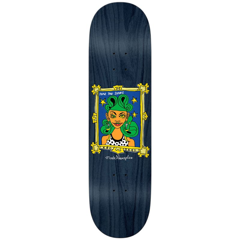 Krooked Gonz Fear Skateboard Deck 8.5
