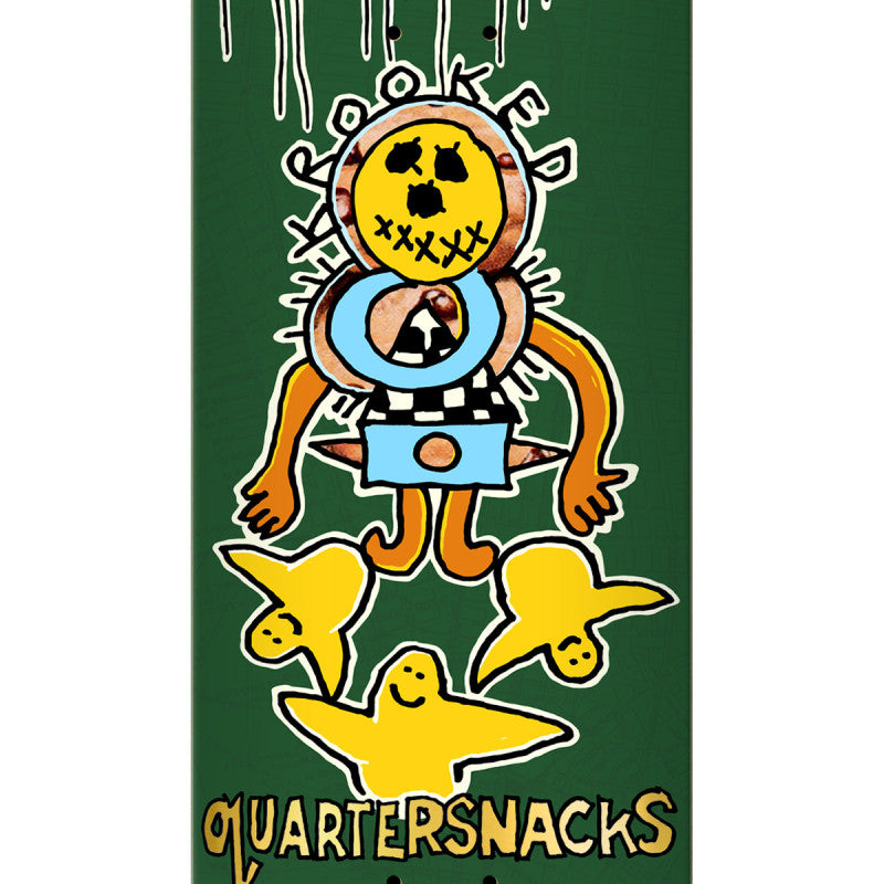 Krooked x Quarter Snacks Get High Skateboard Deck 8.25