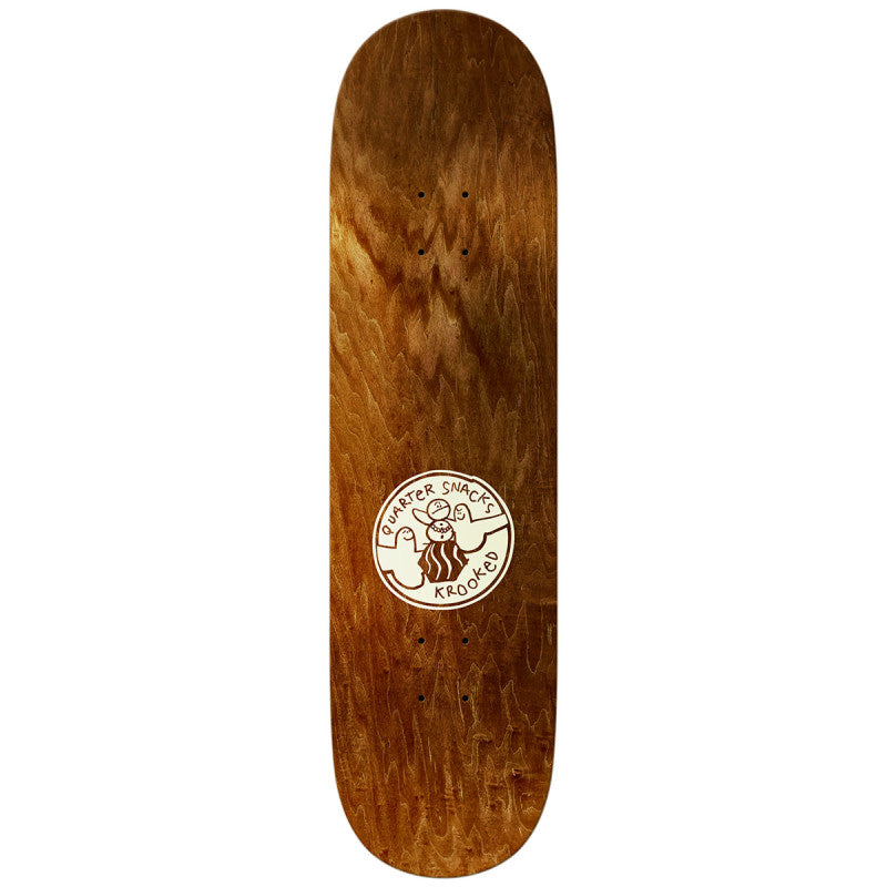 Krooked x Quarter Snacks Get High Skateboard Deck 8.25
