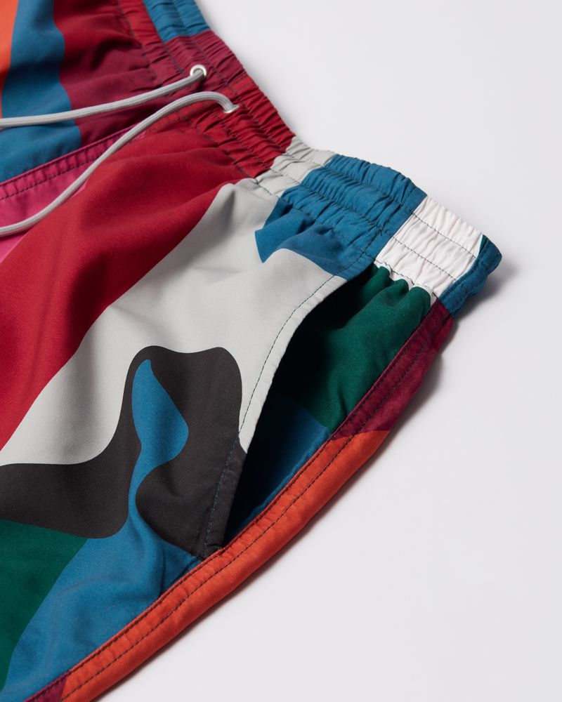 By Parra Ball To The Face Swim Short Multi