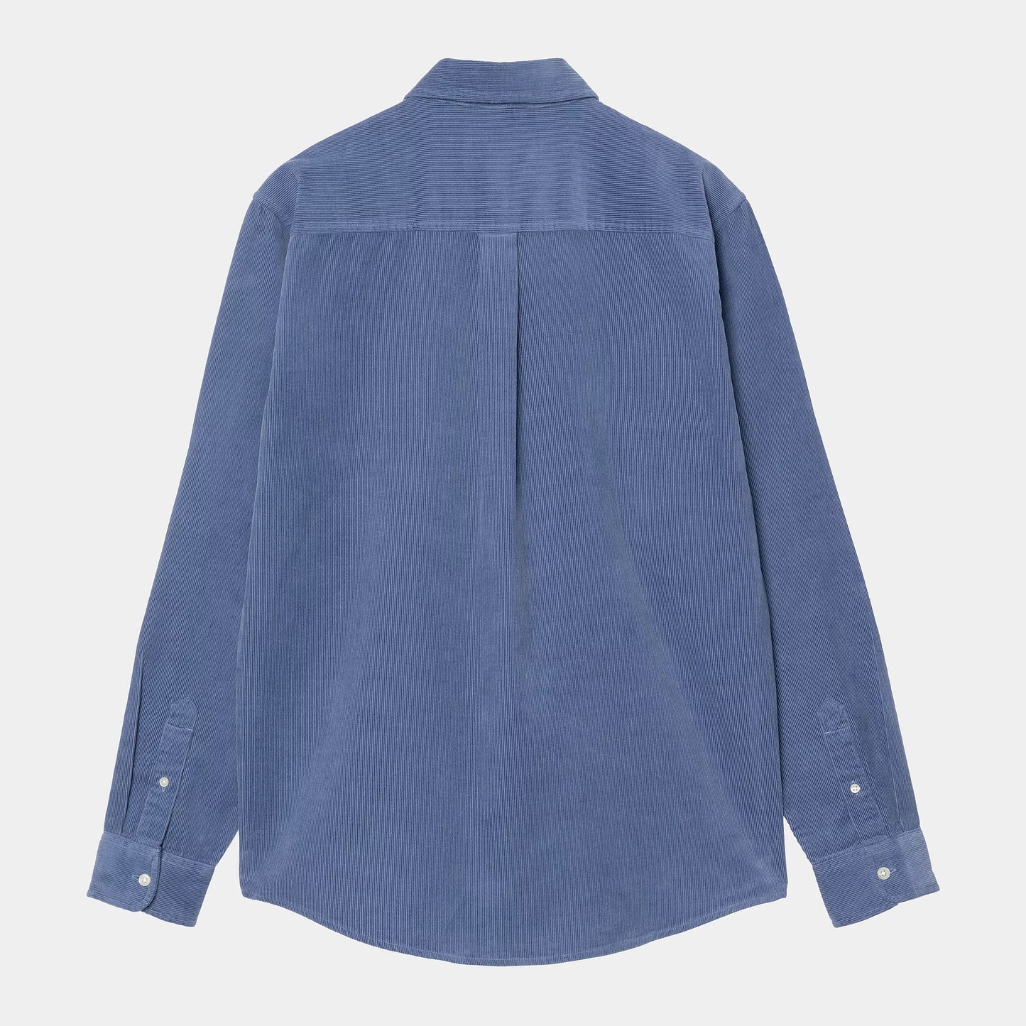 Carhartt WIP Longsleeve Madison Fine Cord Shirt Blue Iris/Wax