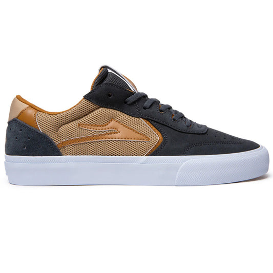 Lakai Atlantic Vulc Charcoal/Tan Suede