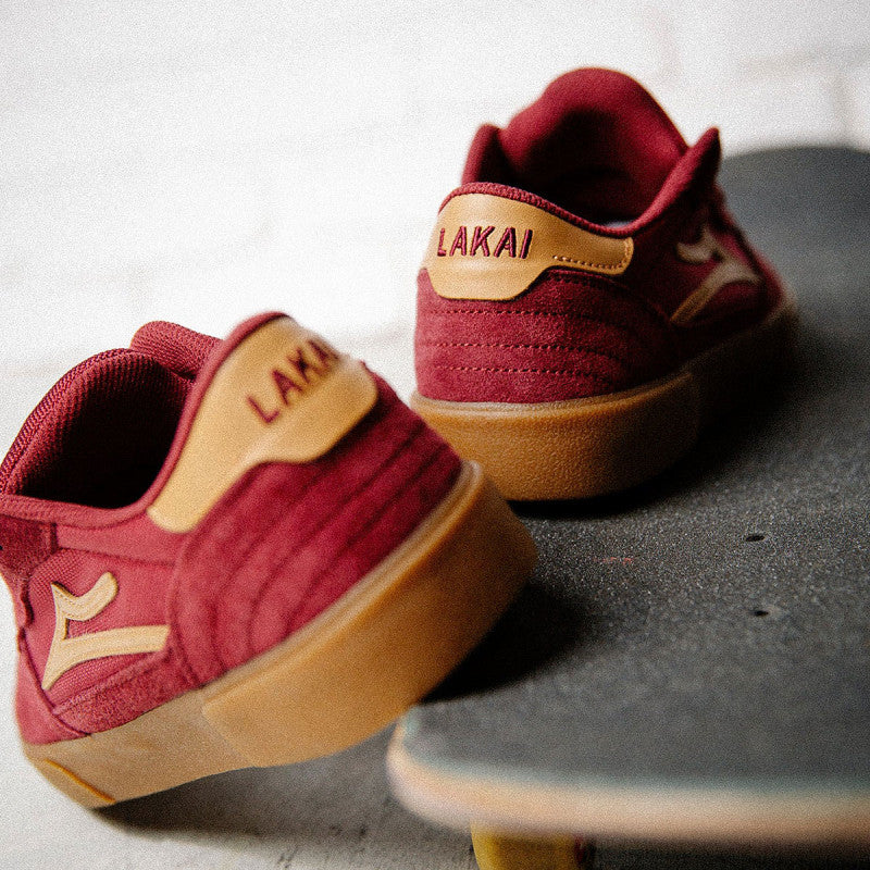 Lakai Cambridge Burgundy Suede