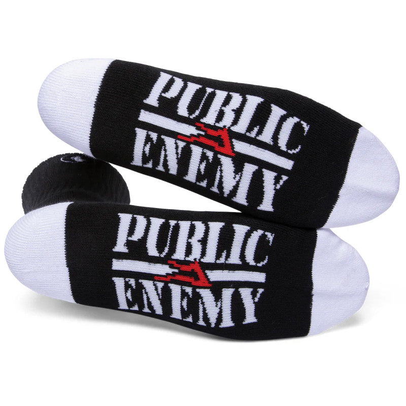 Lakai Public Enemy Sniper Logo Sock Black/White